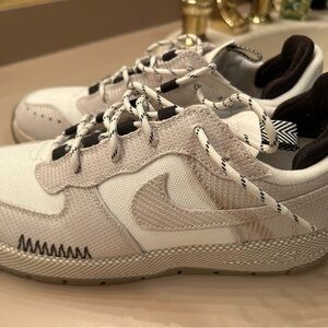 White and Black Sneakers